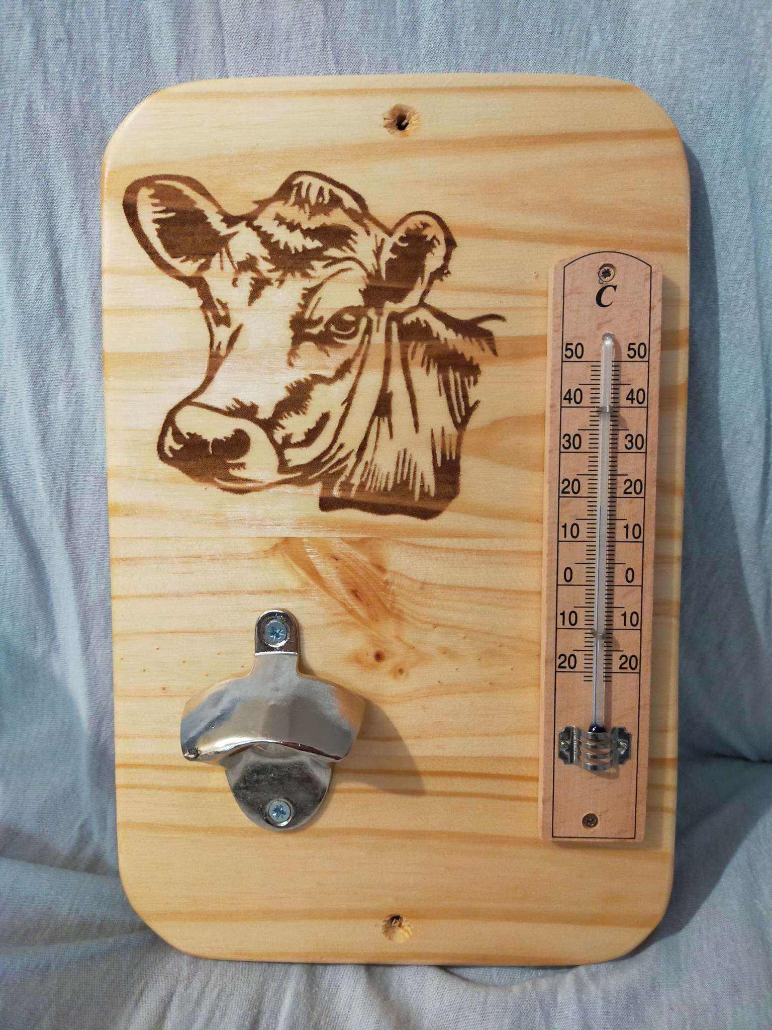 thermomètre décapsuleur vache